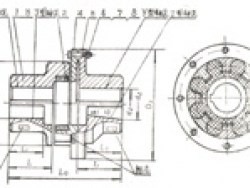 GB5272-85梅花型弹性联轴器(MLZ单法兰型)